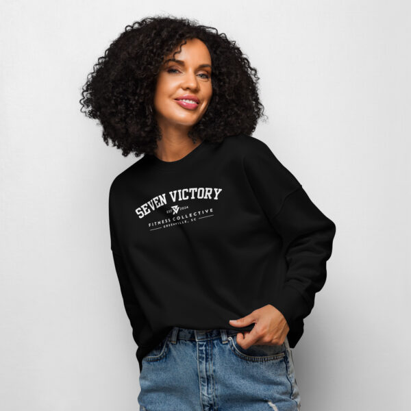 Collegiate Seven Victory Women’s organic crew neck sweatshirt